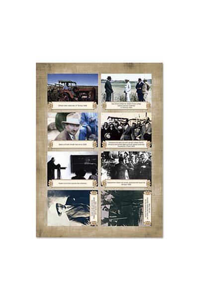KESKİN COLOR Ataturk Principles and Religions 4-Piece Sticker 14x74220871-99