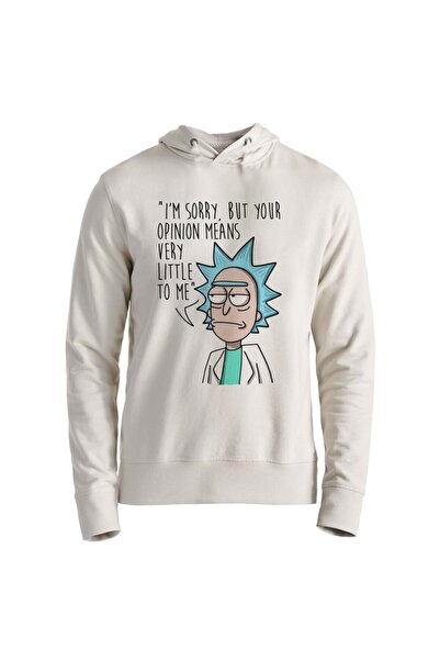 Alfa Tshirt Unisex Ecru Printed Sweatshirt