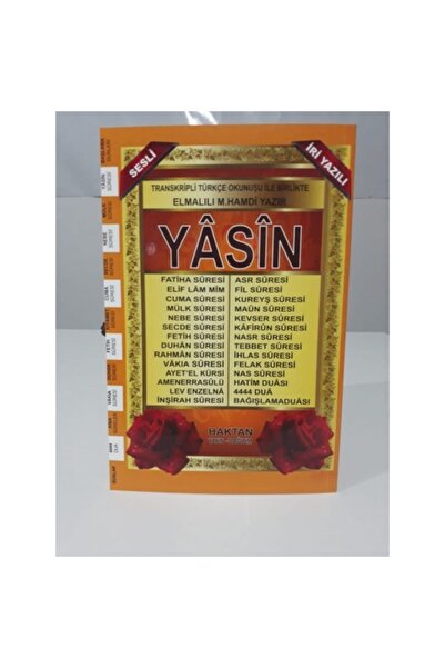 Haktan Yayın Dağıtım Rahleboy  Türkçe Okunuşlu 192 Sayfa Yasin-i Şerif.