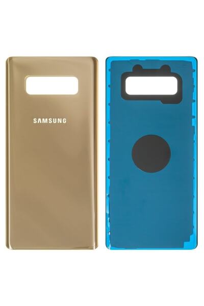 Genel Markalar Samsung Galaxy Note 8 N950 Arka Kapak Pil Batarya Kapağı Gold