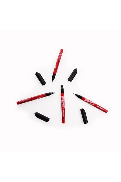 Milwaukee T 48223164   - 4-Piece Inkzall ™   Heavy Duty Marking Pen, Wide Tip 0.6mm