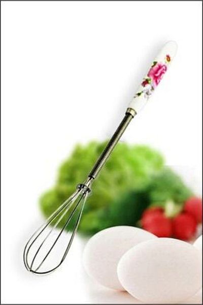MUTFAKÇIM Yabigel Porcelain Handle Metal Mini Whisk