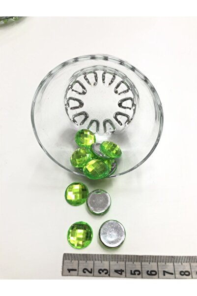 Hobigram Vrste perli Fosforescentni zeleni okrugli kamen 10 komada – Perle, s...