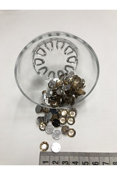 Hobigram Χάντρες Ποικιλία Milk Coffee Round Plastic Strut Stone 20 gr – Χάντρες, Κομψό Σχέδιο, Γυναικείο Αξεσουάρ