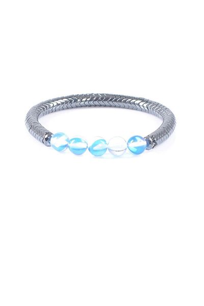 LABALABA MEN'S BLUE QUARTZ NATURAL STONE BRACELET