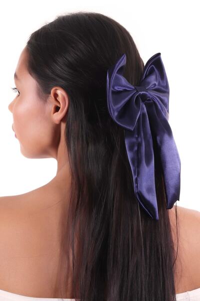 hahai accessories Hahai Women's Ribbon Formed Satin Fabric Automatic Buckle