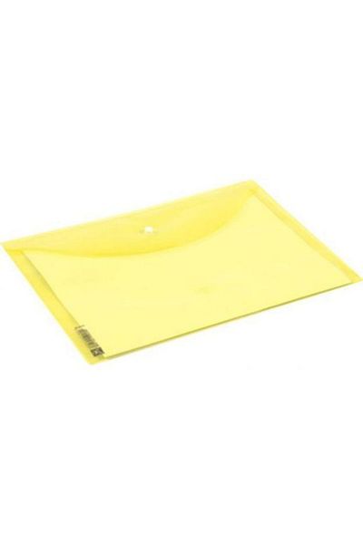 Abka A4 Snap File Yellow Single (1 Piece)