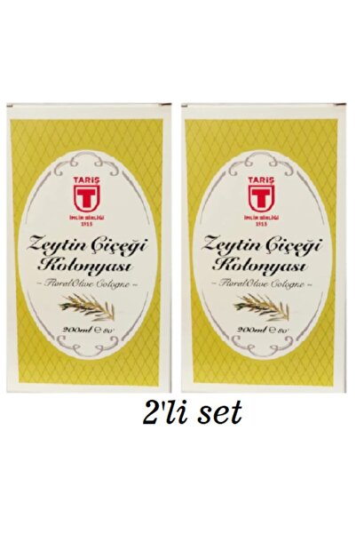 Tariş 2'li Zeytin Çiçeği Kolonyası - 200 Ml Cam Şişede