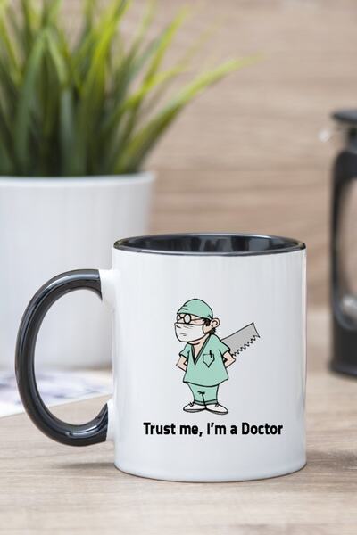 Procity Siyah Doktor Esprili Kupa Bardak