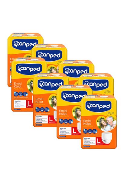 Canped Absorbent Panty Diaper Large (large) 8x8pcs