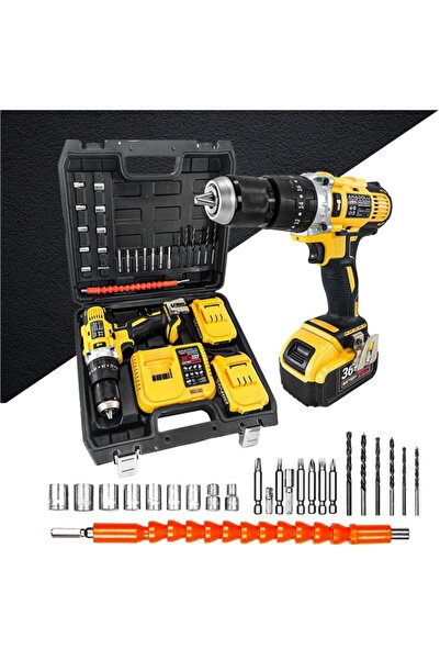 Anadolu Strong Çift Akülü Metal Mandren Profesyonel Darbeli Akülü Matkap Ans1054s