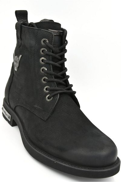 Hammer Jack Μαύρα Washed Nubuck Ανδρικά Μποτάκια 102 15200-m