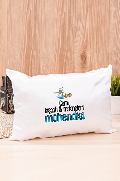 Procity Inşaat Mühendisi Beyaz Kupa Bardak Ve Saten Kare Yastık