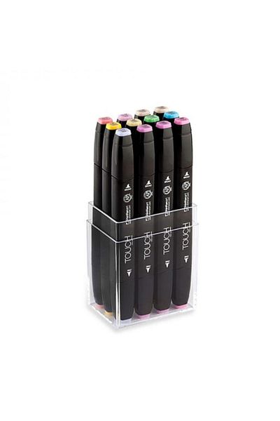 Touch Twin Marker Set 12 Colors Pastel Colors