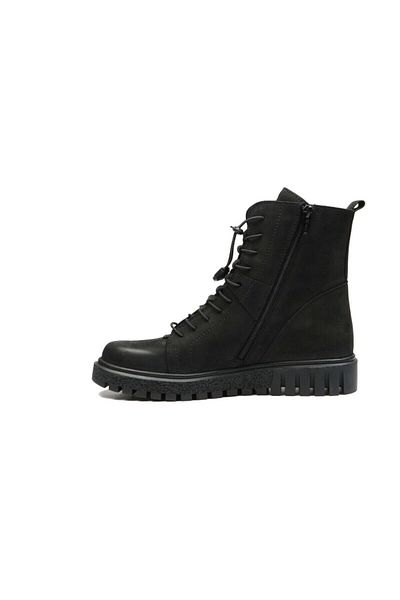 Hammer Jack Γυναικείες μαύρες λεπτές μπότες Nubuck Wash