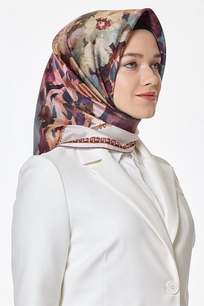 Armine Eșarfă din mătase twill 9y8109-38