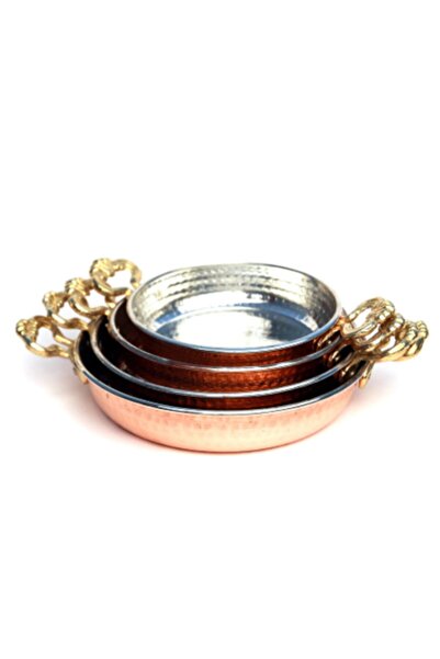 Akın Yöre Bakır Sahan Tava Seti