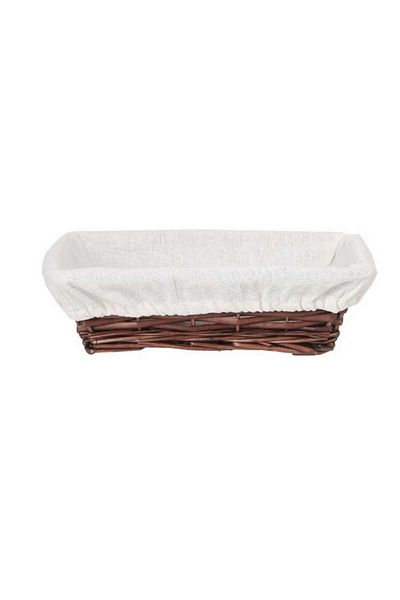 MATARMUTFAK Wicker Bread Basket with Cloth