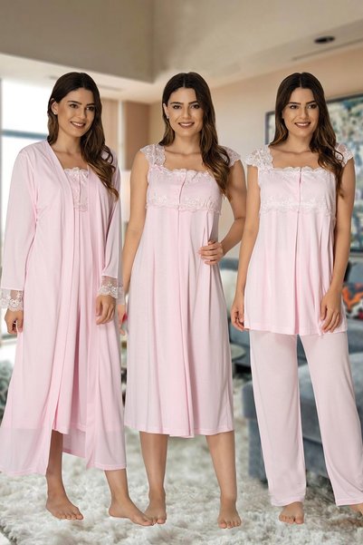 Effortt Women's Pink Maternity Set Set of 4