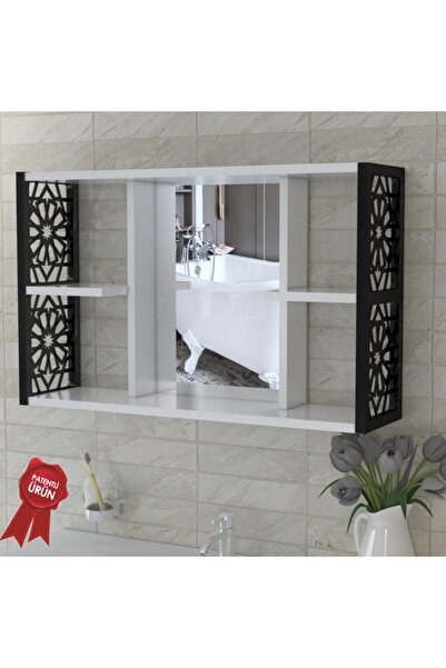 Genel Markalar Terek Birnurpazar Aynalı Banyo Dolabı Siyah