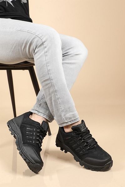 XStep Unisex Black Warm Lining Short Boots