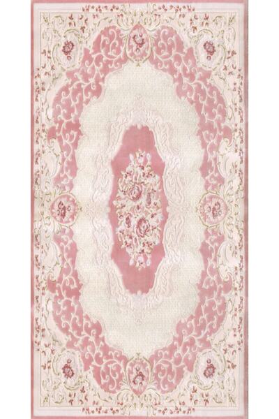 MODANOİVA Leke Tutmaz Yıkanabilir Kaymaz Dot Taban Dijital Baskı Salon Halısı Mrc1453