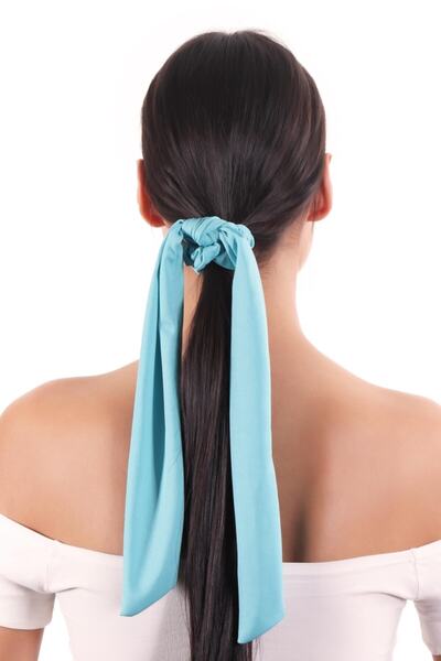 hahai accessories Hahai Women's Long Ribbon Model Scrunchie Buckle