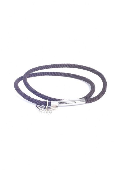 LABALABA Women's Steel Closure Brown Acrylic Wrap Bracelet