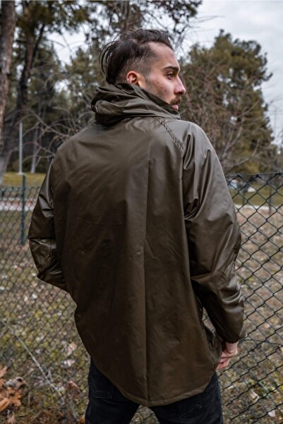 gothamvibes Ανδρικό αδιάβροχο χακί