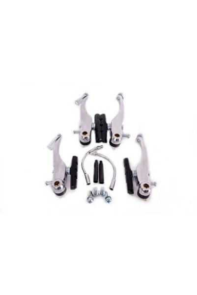 Zozo -aliminyum Fren Bacağı Seti-v-fren Ön Arka Set -gümüş Renk
