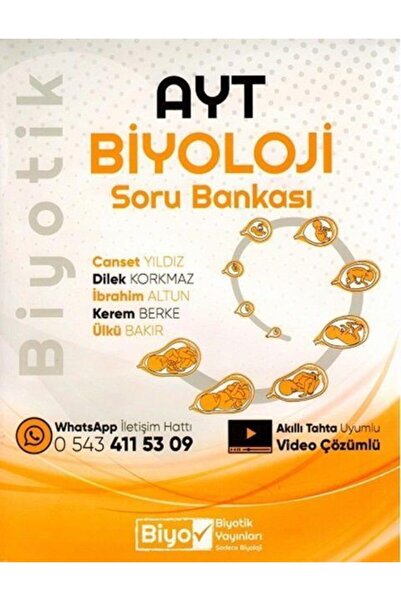 Biyotik Yayınları Ayt Biyoloji Biyotik Soru Bankası 2026
