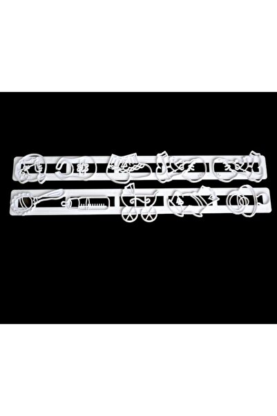 PASTRY PLANET 2 Pieces Baby Ruler