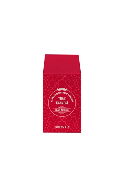Bayramefendi Osmanlı Kahvecisi Çilek Aromalı Türk Kahvesi 100 Gr