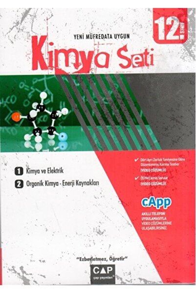 Çap Yayınları 12. Sınıf Anadolu Lisesi Kimya Fasikül Seti Yeni 2021