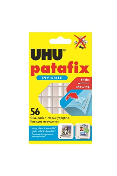 Uhu Patafix Şeffaf Hamur Yapıştırıcı 56'lı