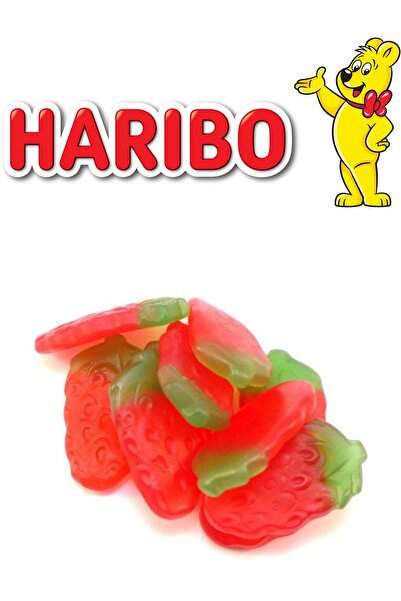 Haribo Dev Çilek 1 Kg. Jelibon