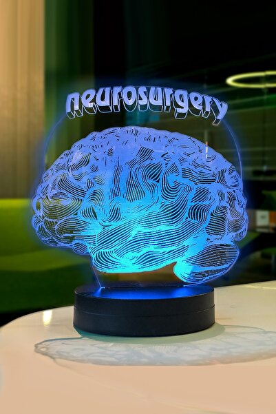 hediye-ci Doktorlar Için Beyin Figürlü Led Lamba Hed83600231 Hediyelik