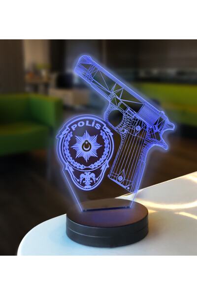 Genel Markalar Polisler İçin Rozetli Led Lamba, Şık ve Kullanışlı Hediye, Hed...