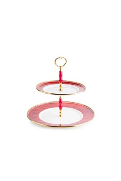 Sembol Wrap Emaye 2 Katlı Kurabiyelik 30cm