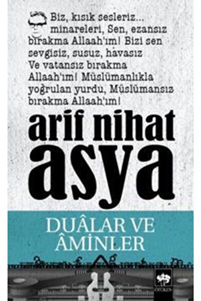 Ötüken Neşriyat Dualar Ve Aminler