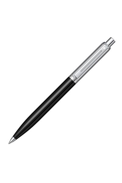 Sharpie Sheaffer 321-2 Sentinel Chrome Black Ballpoint Pen