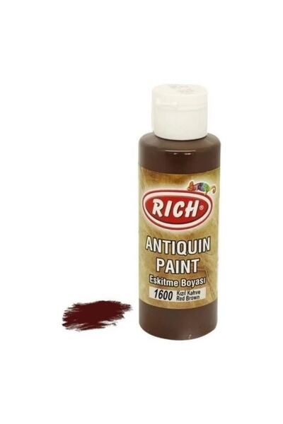 Rich 1600 Kızıl Kahve 130 Ml Eskitme Ahşap Boyası