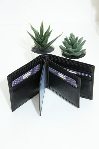 Zenga Z-classic Genuine Leather Black Men's Wallet
