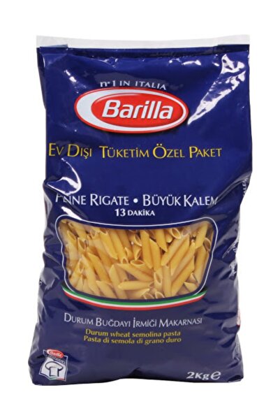 Barilla Penne Rigate Büyük Kalem 2 Kg