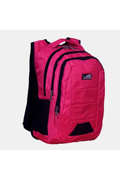 Strong Bag Unisex Pink Bat Daily Backpack School Bag