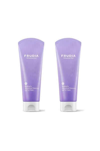 FRUDIA جل مرطب بالتوت الأزرق إلى منظف رغوي 145 مل، مجموعة من قطعتين