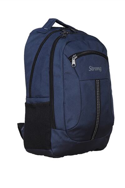 Strong Bag Geantă de școală unisex bleumarin