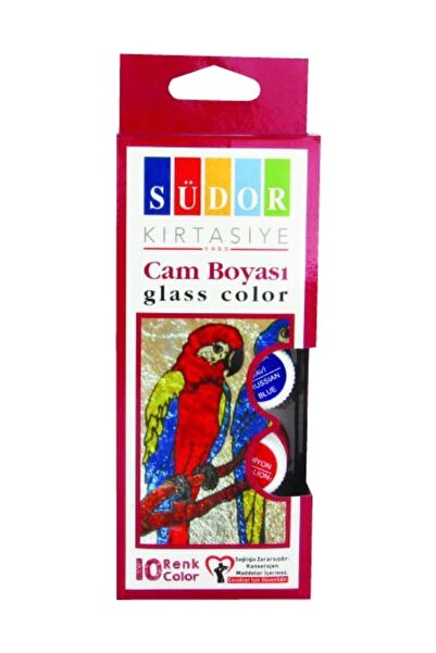 Südor Cam Boyası 10 Renk 15 ml