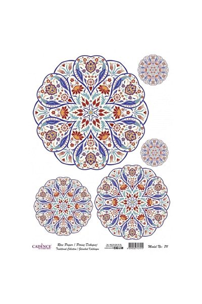 Cadence Rice Decoupage - Model 711