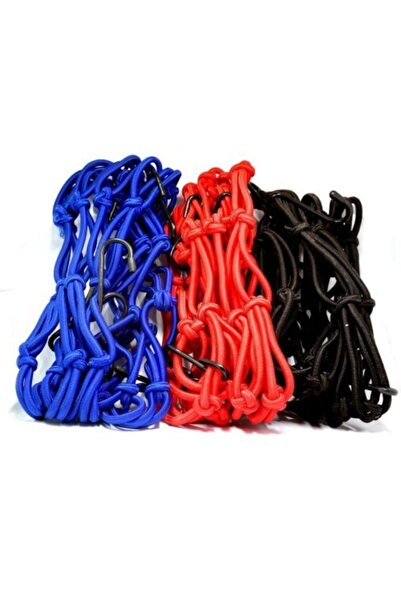 Genel Markalar Motosiklet Kask Filesi 6 Kancalı Taşıma Ağ Kırmızı Lastik